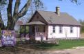 A small pink cottage