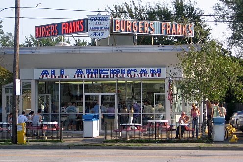 roadside hamburger stand