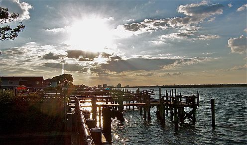 docks on the bay