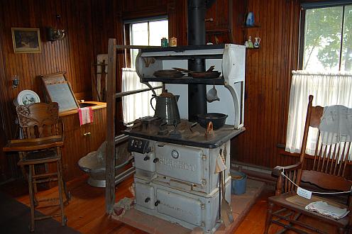 Old wood stove