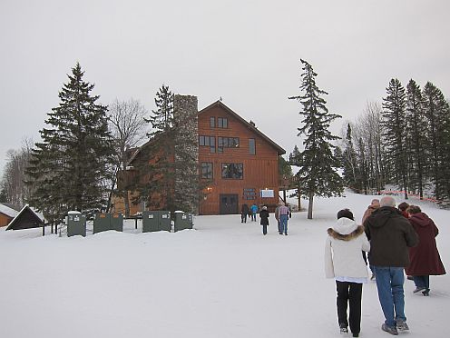 A ski lodge