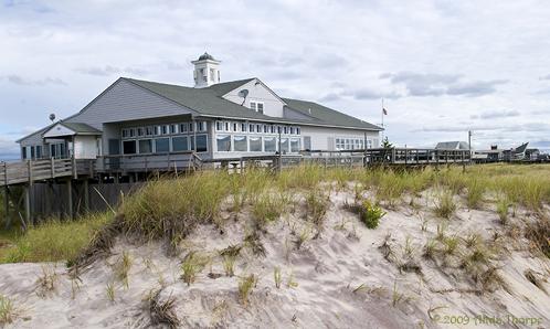 A restaurant on the beach