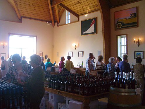 The tasting room