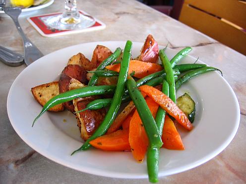 plate of vegitables