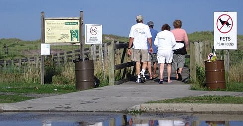 Entrance to the Dune Walkway