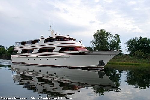 A luxury cruise boat