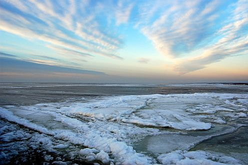 ice on a bay