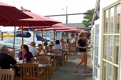 tables outside