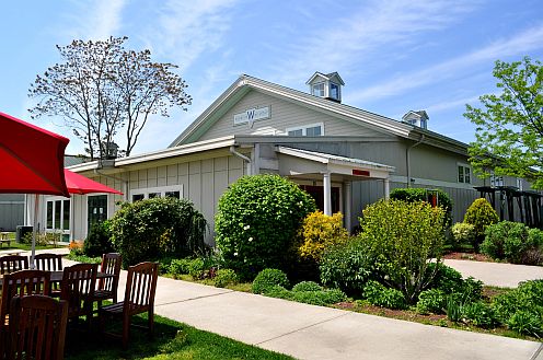 front view of tasting room