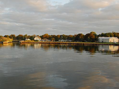 View of the museum from the bay