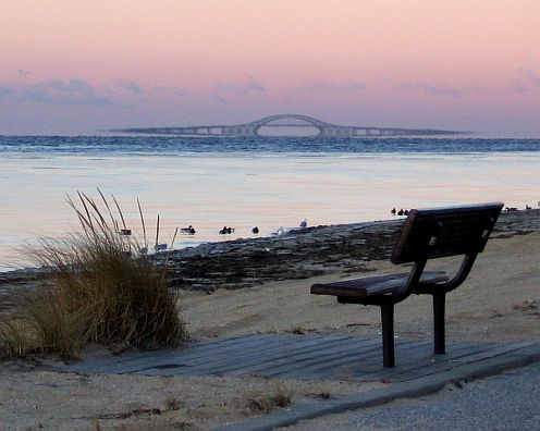 The Robert Moses Causeway bridge