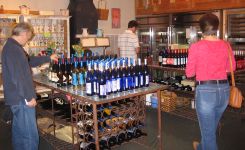 A winery gift shop