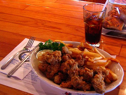 fried oysters