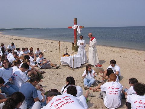 A beach