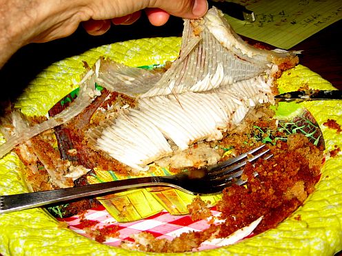 cooked skate wing
