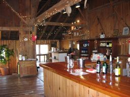 The tasting room at Jamesport Vineyards