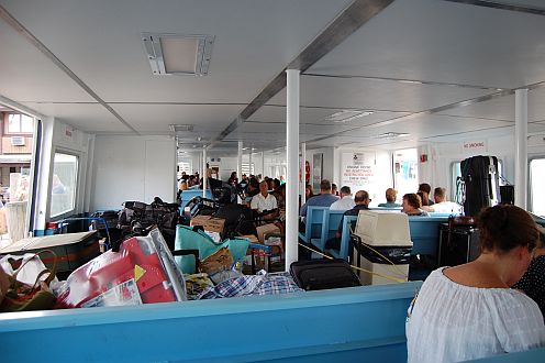 inside a ferry