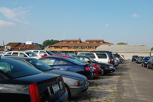 The parking lot