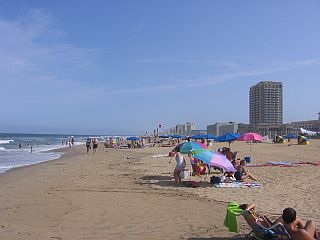 The beach