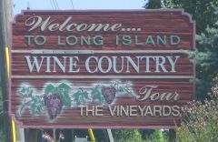 Wine country sign