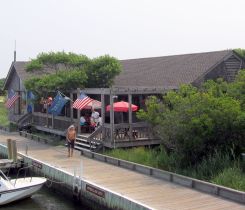 The snack bar and gift shop at Sailor's Haven