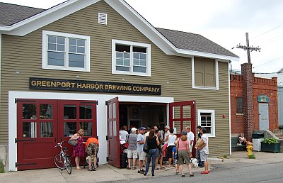 Greenport Harbor Brewery and old jailhouse