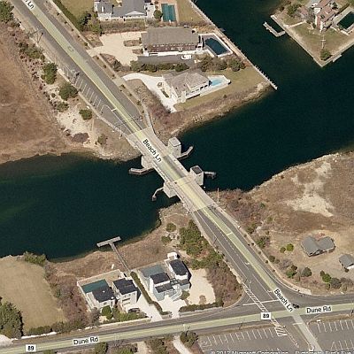 The bridge at beach lane.